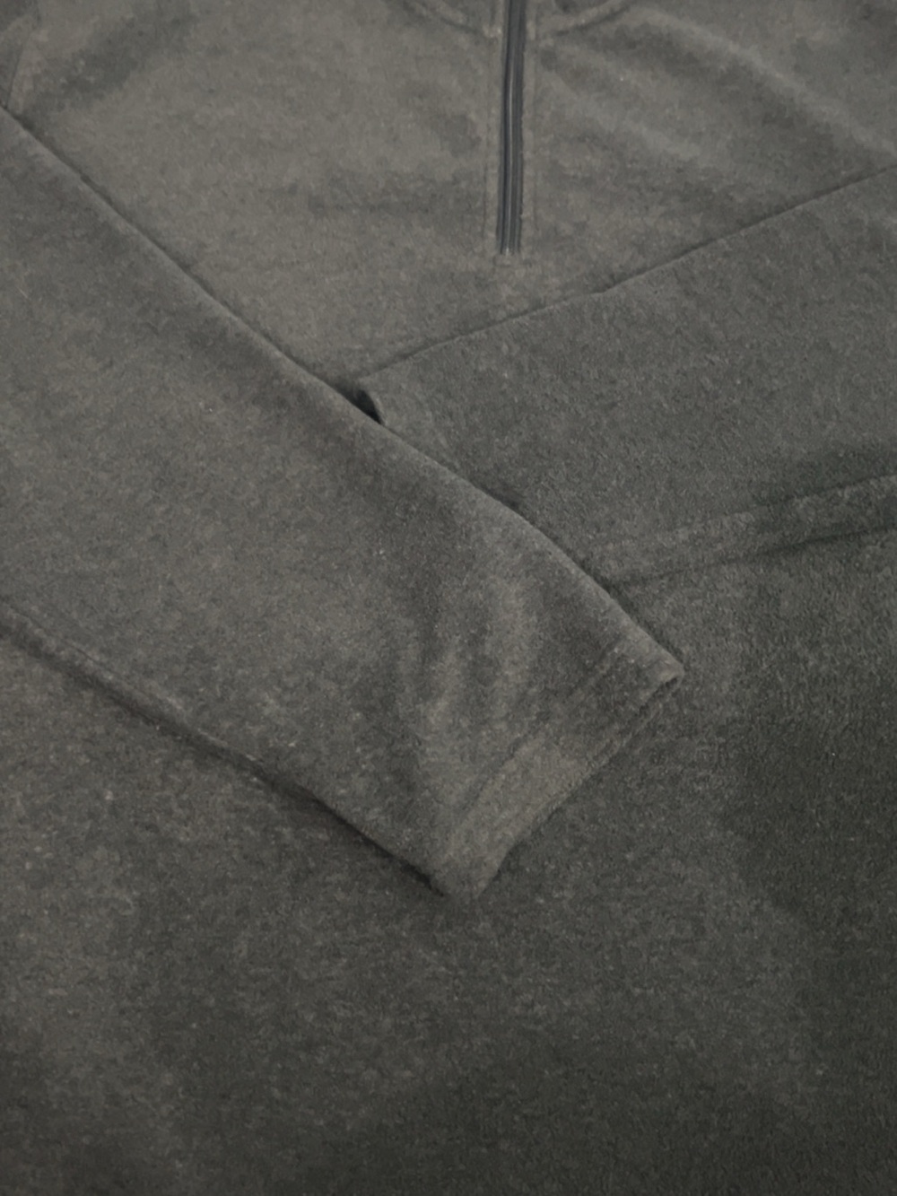 The Foundry Supply Co. Men's Zip-Neck Sweater - Charcoal Gray